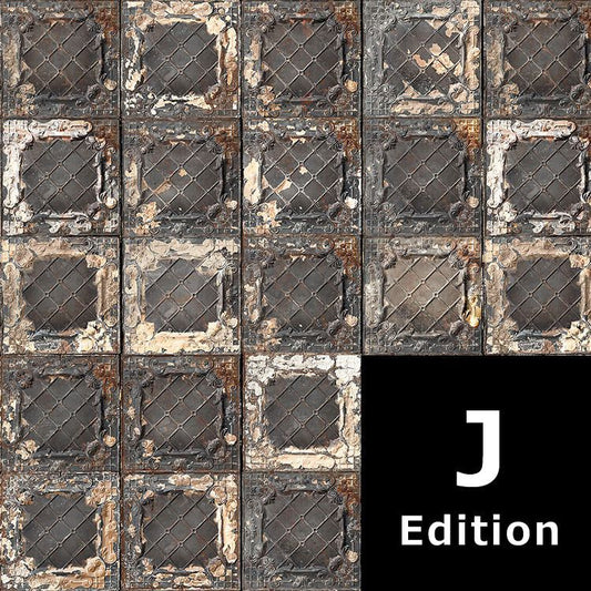 【切売】輸入壁紙 NLXL BROOKLYN TINS BY MERCI(Holland) TIN-J7