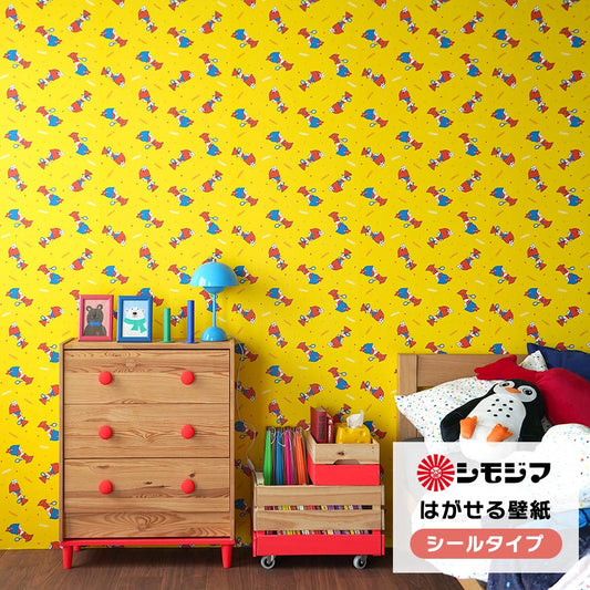 はがせる壁紙 シールタイプ シモジマコラボデザイン (49cm×3mサイズ) TKH-PONY ポニー