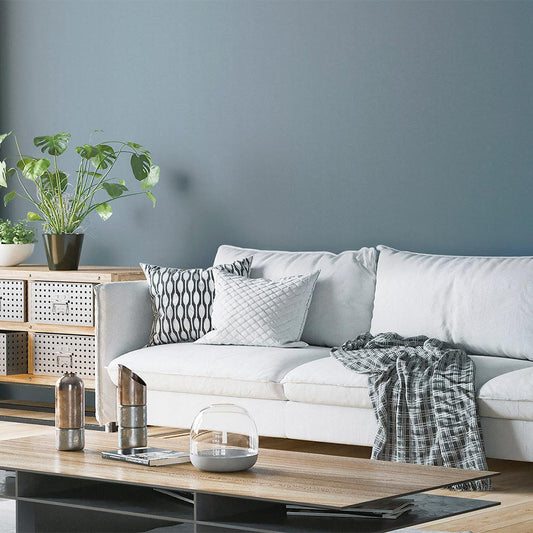 のりなし【50m巻】お買い得 国産壁紙 クロス / 東リ / ブルー VS-2036