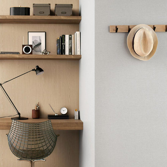 のりなし【50m巻】お買い得 国産壁紙 クロス / 東リ / ライトグレー VS-2054