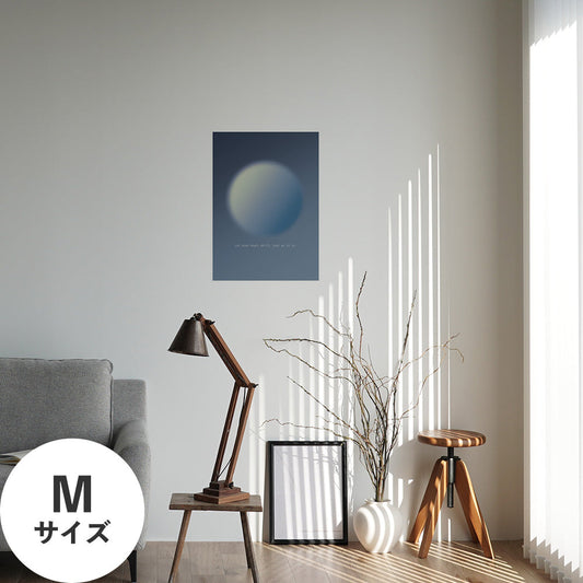 Hattan Art Poster ハッタンアートポスター WALLN Moonシリーズ 月光海 / Mサイズ(45cm×64cm)