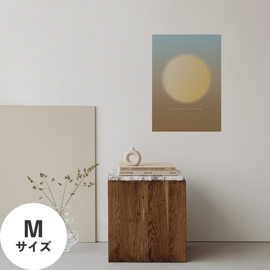 Hattan Art Poster ハッタンアートポスター WALLN Moonシリーズ 砂月 / Mサイズ(45cm×64cm)