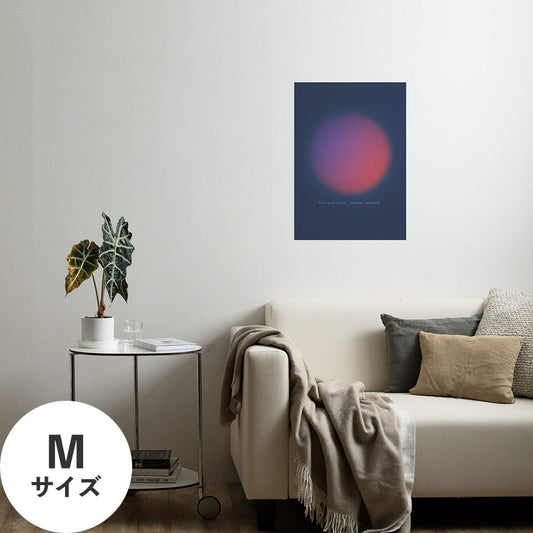 Hattan Art Poster ハッタンアートポスター WALLN Sunシリーズ 夜明け / Mサイズ(45cm×64cm)