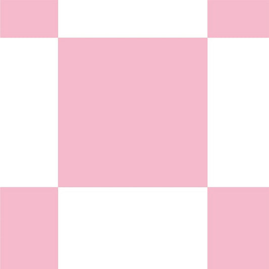 【サンプル】はがせる壁紙 のりなしタイプ What's poppin? チェッカー L ピーチ