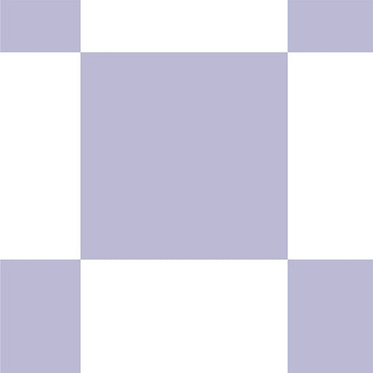 【サンプル】はがせる壁紙 のりなしタイプ What's poppin? チェッカー L パープル