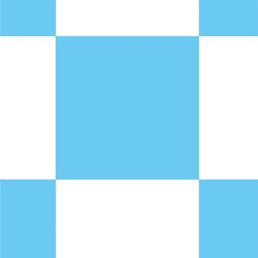 【サンプル】はがせる壁紙 のりなしタイプ What's poppin? チェッカー L スカイ