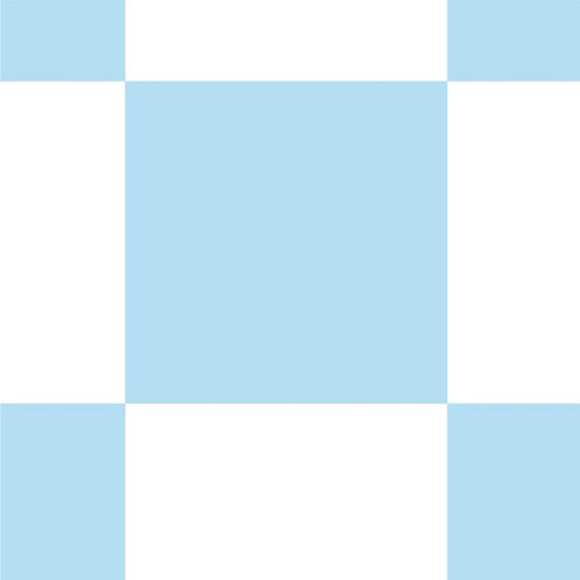 【サンプル】はがせる壁紙 のりなしタイプ What's poppin? チェッカー L ライトブルー