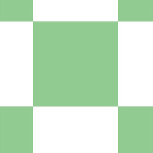 【サンプル】はがせる壁紙 のりなしタイプ What's poppin? チェッカー L グリーン