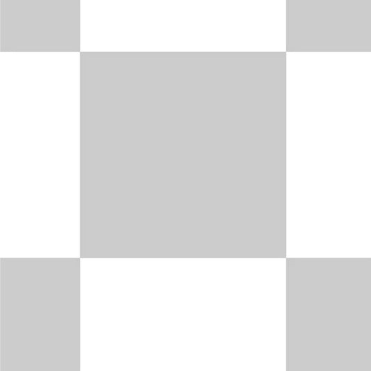 【サンプル】はがせる壁紙 のりなしタイプ What's poppin? チェッカー L グレー