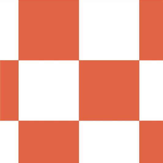 【サンプル】はがせる壁紙 のりなしタイプ What's poppin? チェッカー M レッド