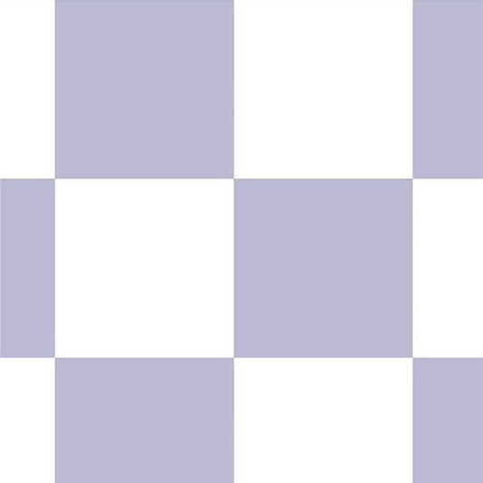 【サンプル】はがせる壁紙 のりなしタイプ What's poppin? チェッカー M パープル