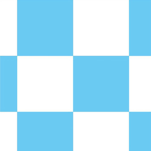 【サンプル】はがせる壁紙 のりなしタイプ What's poppin? チェッカー M スカイ