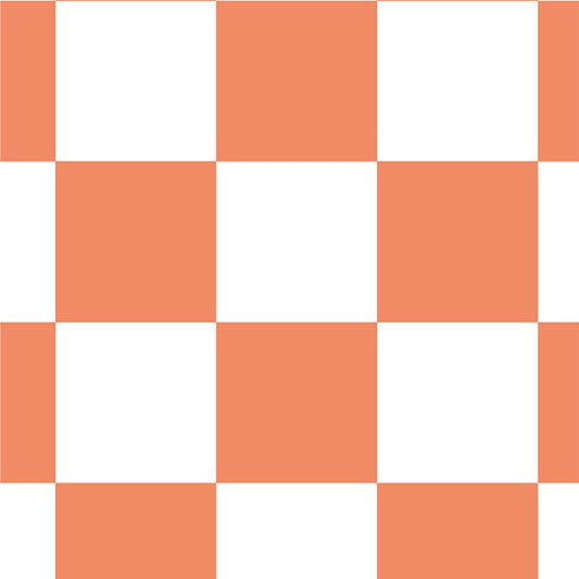 【サンプル】はがせる壁紙 のりなしタイプ What's poppin? チェッカー S バーミリオン