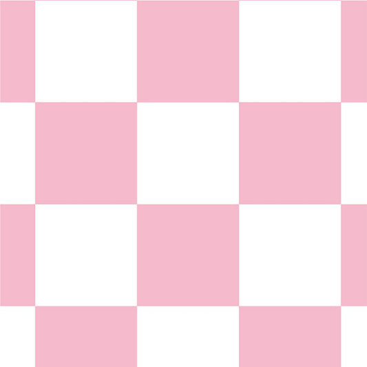 【サンプル】はがせる壁紙 のりなしタイプ What's poppin? チェッカー S ピーチ