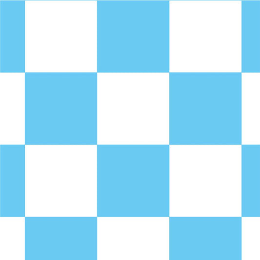 【サンプル】はがせる壁紙 のりなしタイプ What's poppin? チェッカー S スカイ