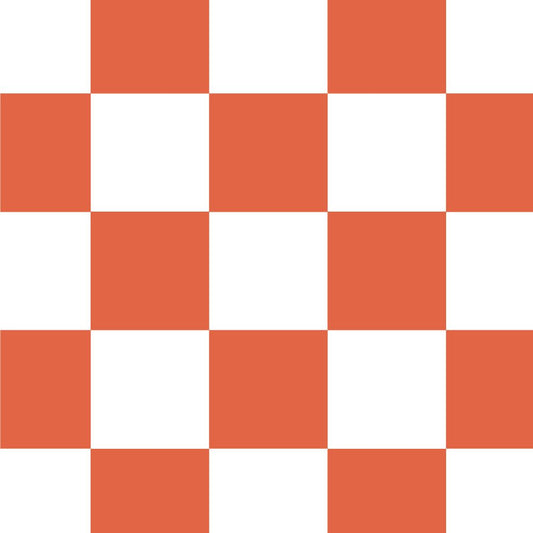 【サンプル】はがせる壁紙 のりなしタイプ What's poppin? チェッカー XS レッド