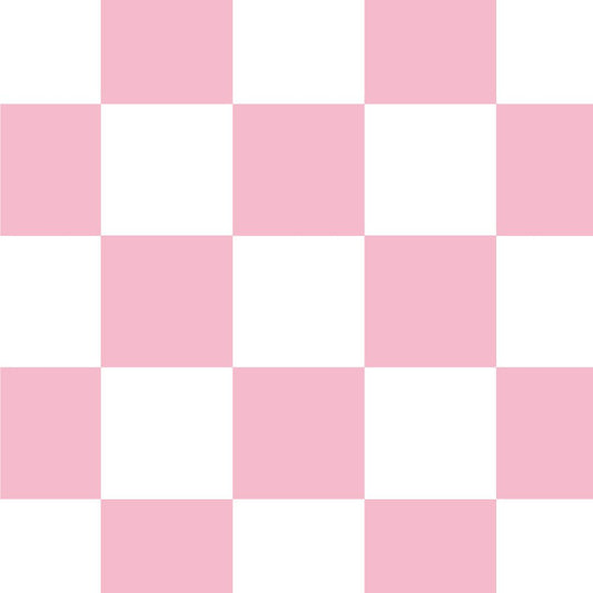 【サンプル】はがせる壁紙 のりなしタイプ What's poppin? チェッカー XS ピーチ