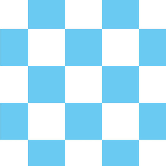 【サンプル】はがせる壁紙 のりなしタイプ What's poppin? チェッカー XS スカイ