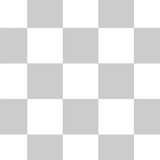 【サンプル】はがせる壁紙 のりなしタイプ What's poppin? チェッカー XS グレー