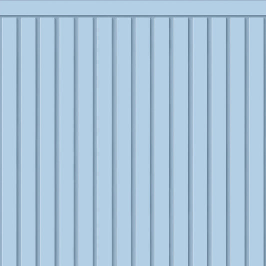 【サンプル】はがせる壁紙 シールタイプ What's poppin? ローワーウォールシート Lower wall sheet カラースラットウォール フロスティブルー TWP-LWC05