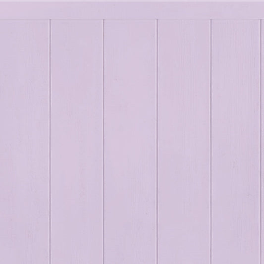 【サンプル】はがせる壁紙 シールタイプ What's poppin? ローワーウォールシート Lower wall sheet カラーウッドパネル スミレクリーム TWP-LWW04