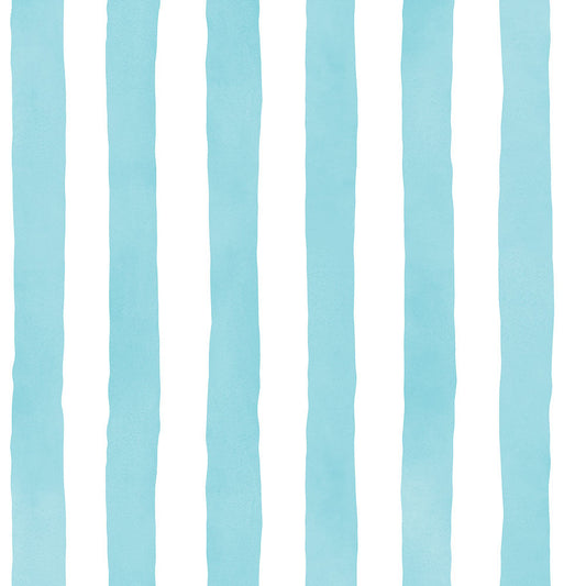 【サンプル】貼りやすいフリース壁紙 のりなしタイプ What's poppin? メロウストライプ アクアブリーズ