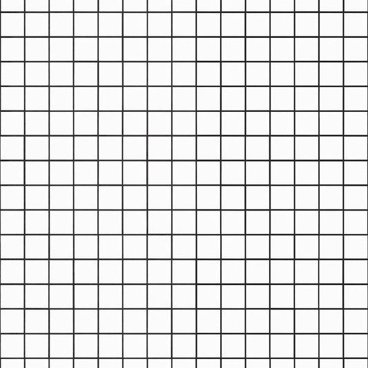 【サンプル】はがせる壁紙 のりなしタイプ What's poppin? ミニスクエアタイル カラージョイント モノクロチップ