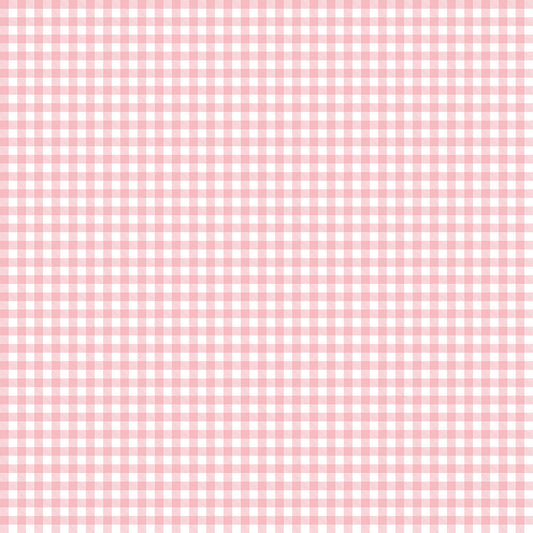 【サンプル】はがせる壁紙 のりなしタイプ What's poppin? ピクニックギンガム ストロベリーボンボン