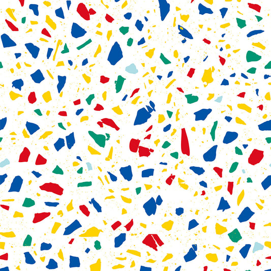 【サンプル】貼りやすいフリース壁紙 のりなしタイプ What's poppin? POPPIN’ TERRAZZO トイボックス