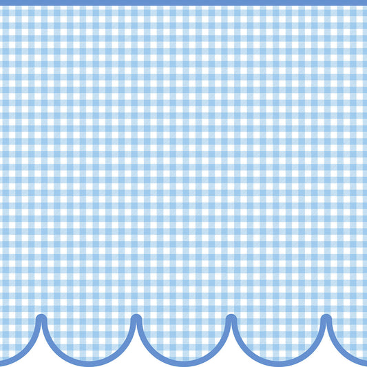 【サンプル】はがせるトリムシール リムタス Bold What's poppin? ギンガムスカラップ TWP-RTGS03 ブルーベリージャム