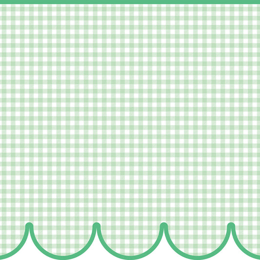 【サンプル】はがせるトリムシール リムタス Bold What's poppin? ギンガムスカラップ TWP-RTGS06 まっちゃラテ