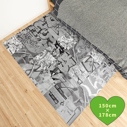 拭けるラグ 「Sheete me ! (シーテミー)」 178cm×150cm アーバンスプラッシュ Neon Break / MONO What's poppin?