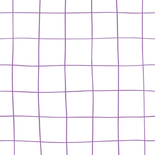 【サンプル】はがせる壁紙 のりなしタイプ What's poppin? Wavy Grid パープル