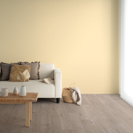 Y25-2908 壁紙 のりなし クロス / ルノン / フレッシュ イエローの無地【50m巻】