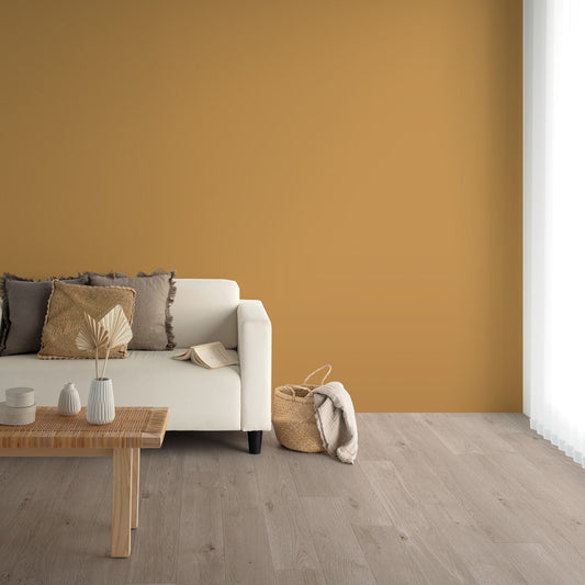 Y25-2911 壁紙 のり付き クロス / ルノン / フレッシュ イエローの無地【10mパック】