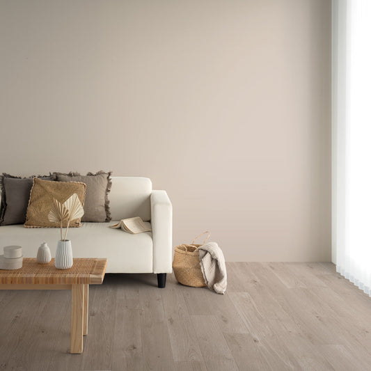 Y25-2927 壁紙 のり付き クロス / ルノン / フレッシュ グレーの無地【10mパック】