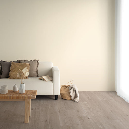 Y25-2959 壁紙 のり付き クロス / ルノン / フレッシュ ベージュの無地【10mパック】