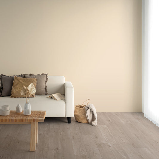 Y25-2961 壁紙 のり付き クロス / ルノン / フレッシュ ベージュの無地【30mパック】