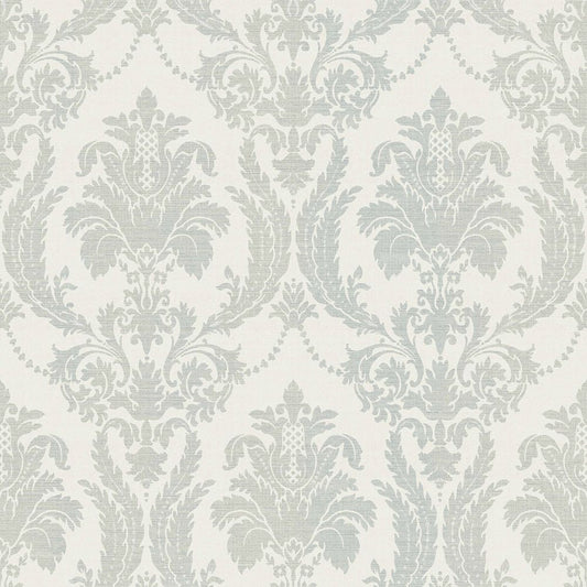 【サンプル】破れにくい壁紙 枚売り / ダマスクセレクション / ライトブルー Light blue 28806