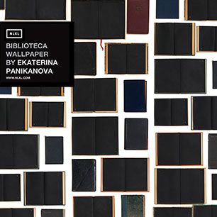 輸入壁紙 NLXL BIBLIOTECA WALLPAPER BY EKATERINA PANIKANOVA / EKA-06
