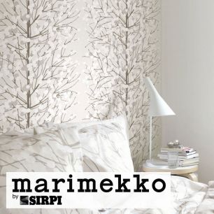 輸入壁紙 marimekko(マリメッコ) Wallcoverings 5 / Lumimarja GreyWhite 23376
