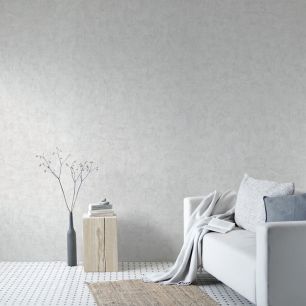 破れにくい壁紙 生のり付きタイプ / コンクリート・塗り壁調セレクション / フロスティグレー Frosty gray 34519
