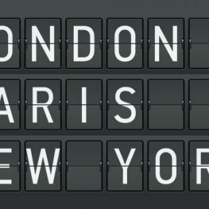 輸入壁紙 カスタム壁紙 PHOTOWALL / London - Paris - New York (e21122)