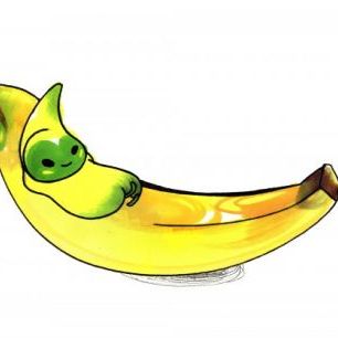 輸入壁紙 カスタム壁紙 PHOTOWALL / Banana (e23100)