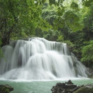 輸入壁紙 カスタム壁紙 PHOTOWALL / Beautiful Waterfall in Thailand (e23166)