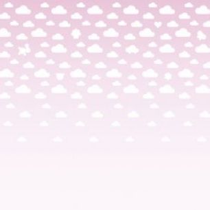 輸入壁紙 カスタム壁紙 PHOTOWALL / Cloudspotting Pink (e40217)