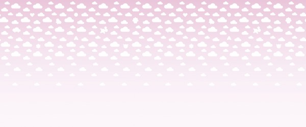 輸入壁紙 カスタム壁紙 PHOTOWALL / Cloudspotting Pink (e40217)
