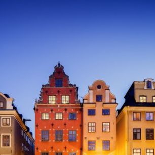 輸入壁紙 カスタム壁紙 PHOTOWALL / Buildings in Stockholm Old Town (e29968)