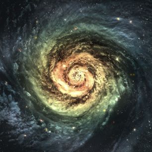 輸入壁紙 カスタム壁紙 PHOTOWALL / Spiral Galaxy (e40631)