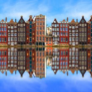 輸入壁紙 カスタム壁紙 PHOTOWALL / Old Amsterdam Houses (e318162)